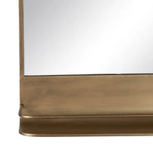 Carica l&#39;immagine nel visualizzatore di Gallery, MIRROR AGED GOLD METAL-GLASS DECORATION 62 X 16 X 65 CM