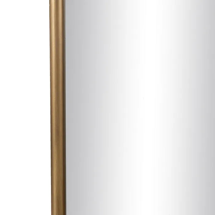 MIRROR AGED GOLD METAL-GLASS DECORATION 54 X 16,50 X 51 CM