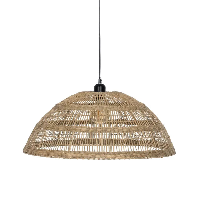 NATURAL FIBER CEILING LAMP LIGHTING 60 X 60 X 24 CM