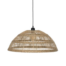 Cargar imagen en el visor de la galería, NATURAL FIBER CEILING LAMP LIGHTING 60 X 60 X 24 CM