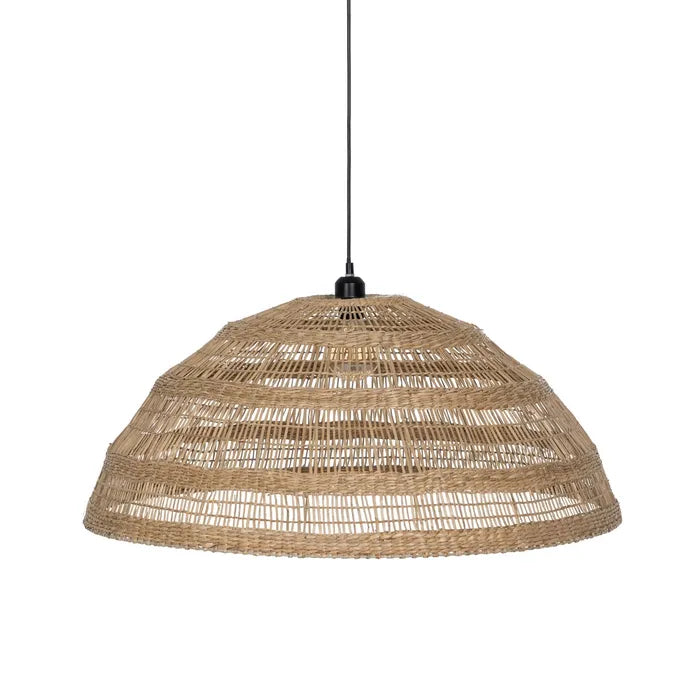 NATURAL FIBER CEILING LAMP LIGHTING 80 X 80 X 32 CM