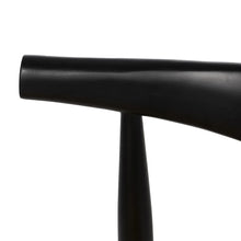 Cargar imagen en el visor de la galería, CHAIR BLACK WOOD / FIBRE 53,50 X 47 X 77 CM