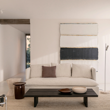 Load image into Gallery viewer, Coffee table Arlen - W160 D70 H40 - ash solid edge in smoke color