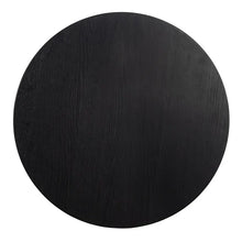 Charger l&#39;image dans la galerie, AUXILIARY TABLE NATURAL-BLACK PINE WOOD 60 X 60 X 45 CM