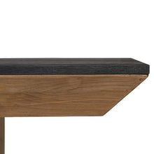 Charger l'image dans la galerie, DINING TABLE NATURAL-BLACK PINE WOOD 240 X 100 X 76 CM