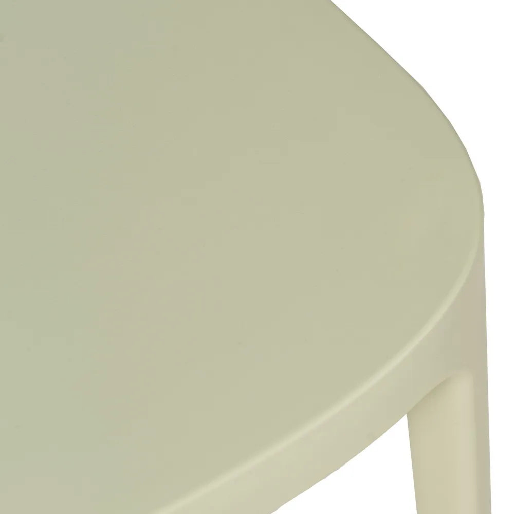 GREEN POLYPROPYLENE LIVING ROOM CHAIR 48.50 X 50 X 80 CM