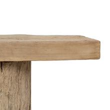 Laden Sie das Bild in den Galerie-Viewer, NATURAL ELM WOOD BENCH LIVING ROOM 180 X 38 X 50 CM