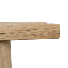 Charger l&#39;image dans la galerie, NATURAL ELM WOOD ENTRANCE CONSOLE 180 X 38 X 76 CM