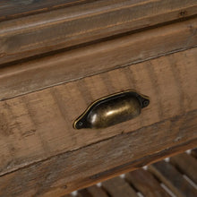 Charger l'image dans la galerie, BROWN WOODEN CONSOLE 184.50 X 50 X 86.80 CM