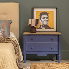 Load image into Gallery viewer, COUNTRY BLUE BED SIDE TABLE 80 X 45 X 60 CM