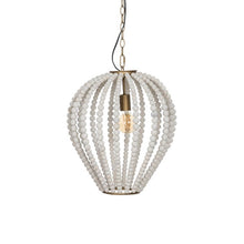 Load image into Gallery viewer, CEILING LAMP BEADING WORN WHITE 43 X 43 X 48 CM