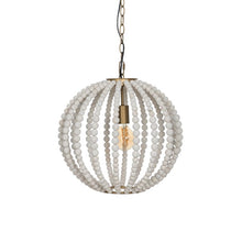 Load image into Gallery viewer, CEILING LAMP BEADING WHITE 42,50 X 42,50 X 51 CM