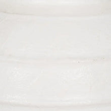 Carica l&#39;immagine nel visualizzatore di Gallery, VASE WHITE FIBER CEMENT DECORATION 45 X 45 X 51 CM