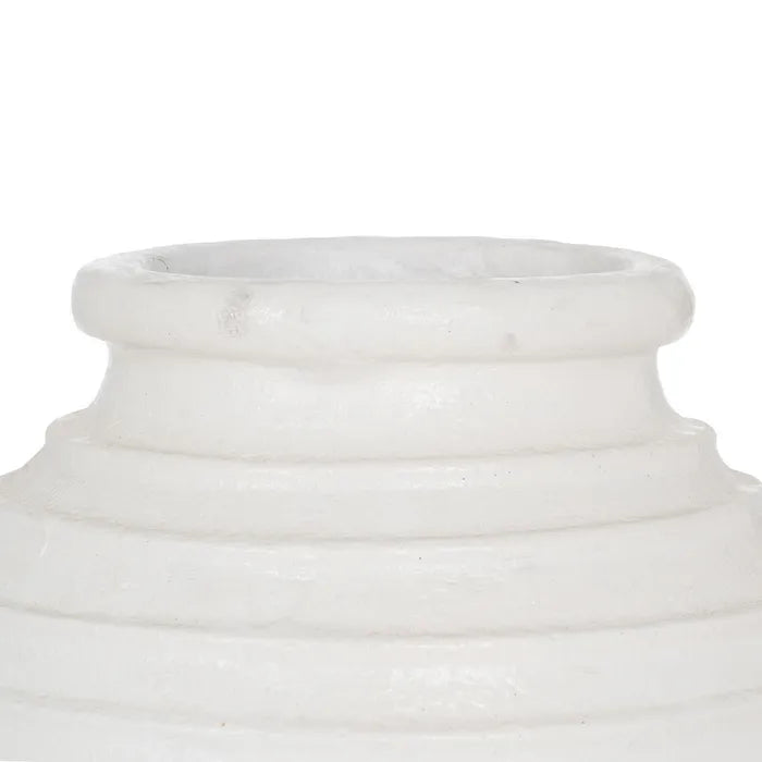 VASE WHITE FIBER CEMENT DECORATION 72 X 72 X 100 CM