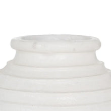 Load image into Gallery viewer, VASE WHITE FIBER CEMENT DECORATION 58 X 58 X 80 CM