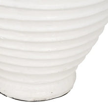 Load image into Gallery viewer, VASE WHITE FIBER CEMENT DECORATION 58 X 58 X 80 CM