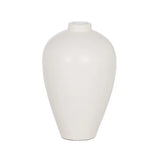 VASE WHITE TERRACOTTA DECORATION 38 X 38 X 60 CM