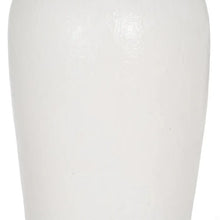 Load image into Gallery viewer, VASE WHITE FIBER CEMENT DECORATION 42 X 42 X 120 CM