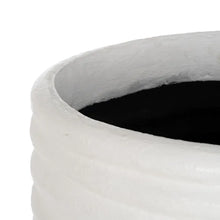 Carica l&#39;immagine nel visualizzatore di Gallery, VASE WHITE FIBER CEMENT DECORATION 72 X 72 X 100 CM