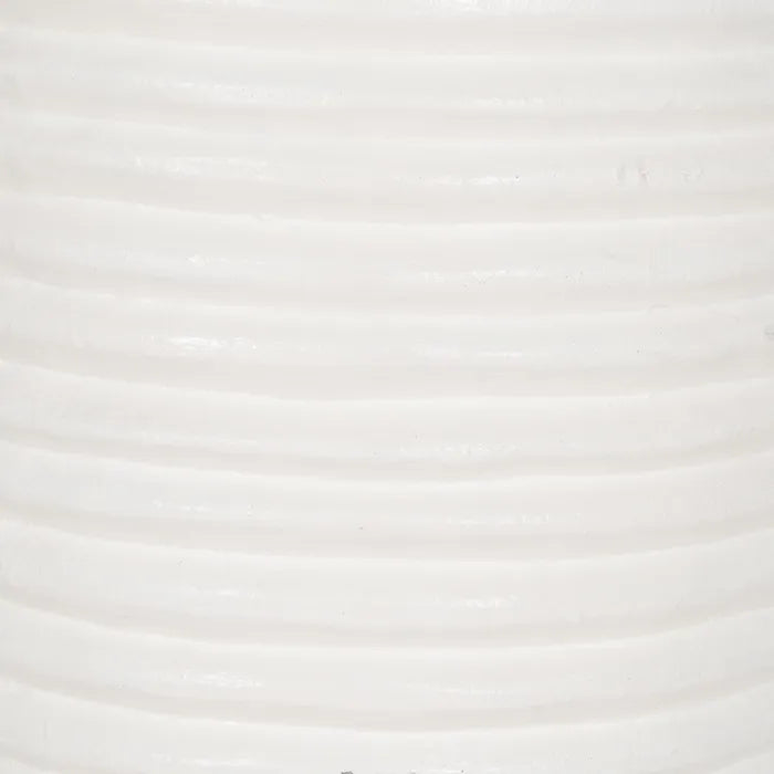 VASE WHITE FIBER CEMENT DECORATION 72 X 72 X 100 CM