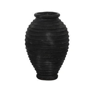 GRAY FIBER CEMENT VASE DECORATION 39 X 39 X 60 CM