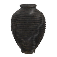 Laden Sie das Bild in den Galerie-Viewer, GRAY FIBER CEMENT VASE DECORATION 72 X 72 X 100 CM