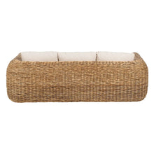 Carica l&#39;immagine nel visualizzatore di Gallery, NATURAL RATTAN SOFA 215 X 105 X 63 CM
