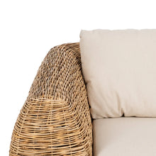 Carica l&#39;immagine nel visualizzatore di Gallery, NATURAL RATTAN SOFA 215 X 105 X 63 CM