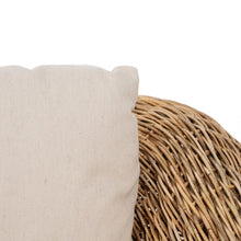 Carica l&#39;immagine nel visualizzatore di Gallery, NATURAL RATTAN SOFA 215 X 105 X 63 CM