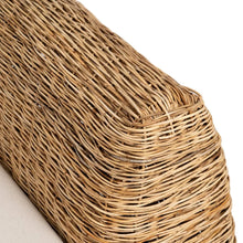 Carica l&#39;immagine nel visualizzatore di Gallery, NATURAL RATTAN SOFA 215 X 105 X 63 CM