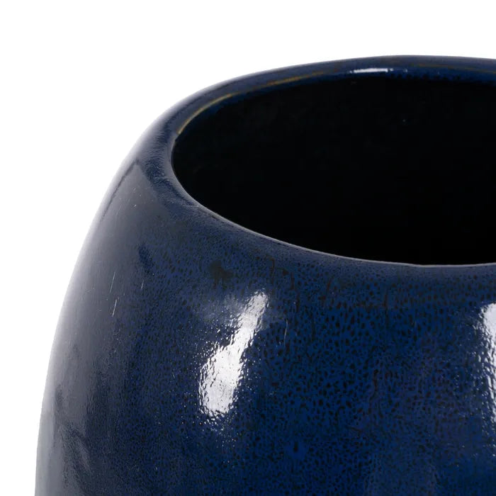 VASE BLUE CERAMIC DECORATION 31 X 31 X 60,50 CM