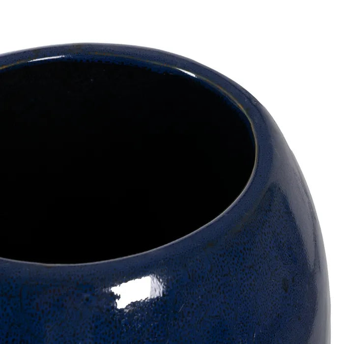 VASE BLUE CERAMIC DECORATION 31 X 31 X 60,50 CM