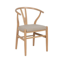 Carica l&#39;immagine nel visualizzatore di Gallery, CHAIR NATURAL WAY WEAVE-WOOD ROOM 53 X 55 X 80 CM