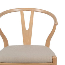 Charger l&#39;image dans la galerie, CHAIR NATURAL WAY WEAVE-WOOD ROOM 53 X 55 X 80 CM