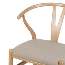 Carica l&#39;immagine nel visualizzatore di Gallery, CHAIR NATURAL WAY WEAVE-WOOD ROOM 53 X 55 X 80 CM