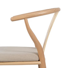 Carica l&#39;immagine nel visualizzatore di Gallery, CHAIR NATURAL WAY WEAVE-WOOD ROOM 53 X 55 X 80 CM