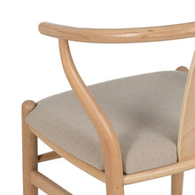 Carica l&#39;immagine nel visualizzatore di Gallery, CHAIR NATURAL WAY WEAVE-WOOD ROOM 53 X 55 X 80 CM