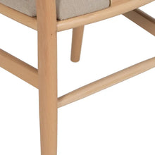 Carica l&#39;immagine nel visualizzatore di Gallery, CHAIR NATURAL WAY WEAVE-WOOD ROOM 53 X 55 X 80 CM