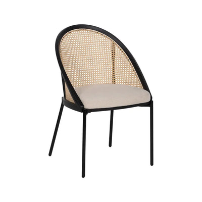 CHAIR BLACK-NATURAL WAY STEEL / PLASTIC 54 X 49 X 82,30 CM