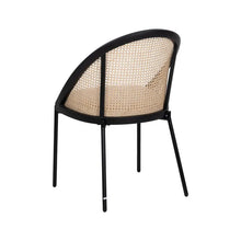 Laden Sie das Bild in den Galerie-Viewer, CHAIR BLACK-NATURAL WAY STEEL / PLASTIC 54 X 49 X 82,30 CM