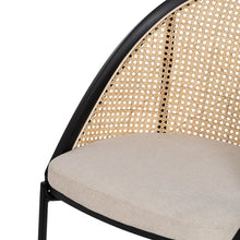 Laden Sie das Bild in den Galerie-Viewer, CHAIR BLACK-NATURAL WAY STEEL / PLASTIC 54 X 49 X 82,30 CM