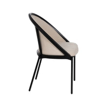Load image into Gallery viewer, BLACK-WHITE STEEL / PLASTIC CHAIR 54 X 47.50 X 82.30 CM