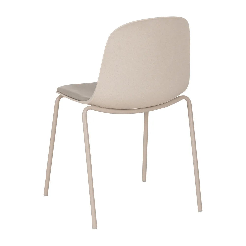 BEIGE PP-METAL OUTDOOR CHAIR 50 X 53 X 85 CM
