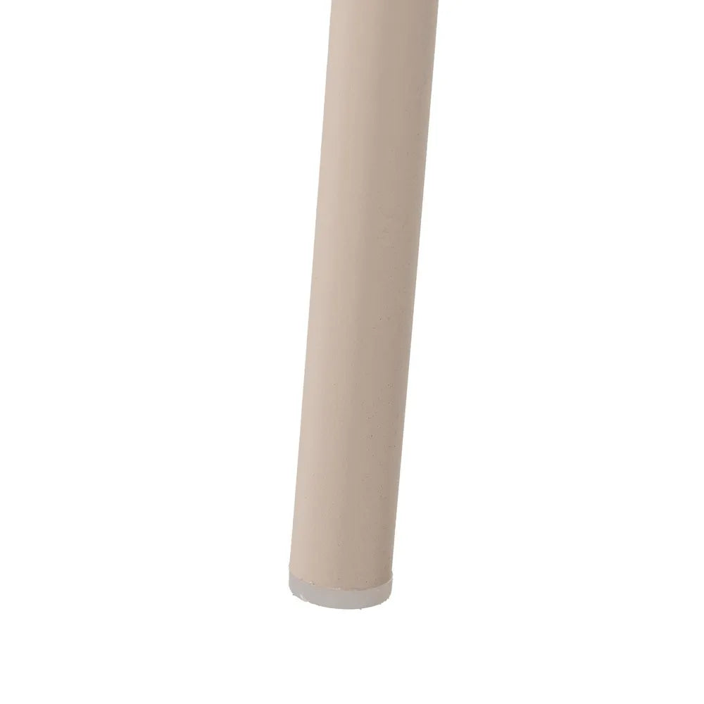 BEIGE PP-METAL OUTDOOR CHAIR 50 X 53 X 85 CM