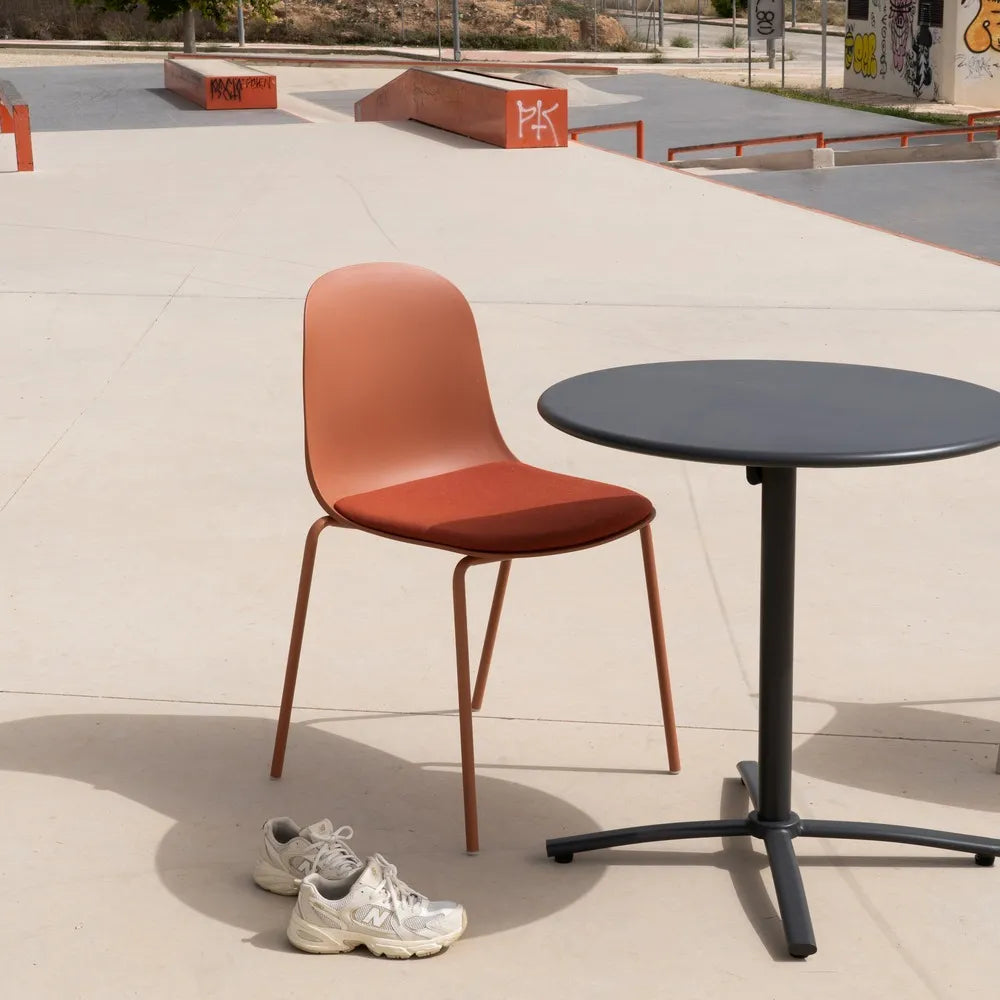 CHAIR PP-METAL OUTDOOR 50 X 53 X 85 CM TERRACOTTA