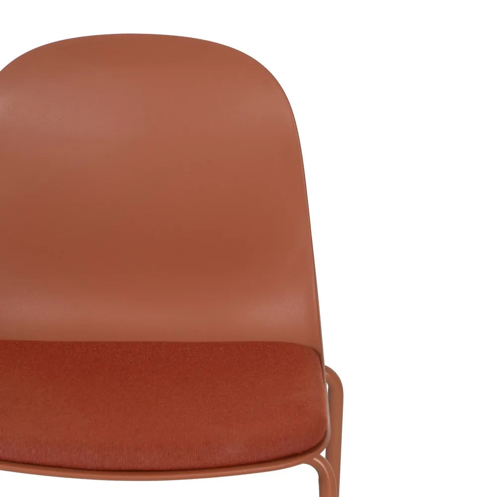 CHAIR PP-METAL OUTDOOR 50 X 53 X 85 CM TERRACOTTA