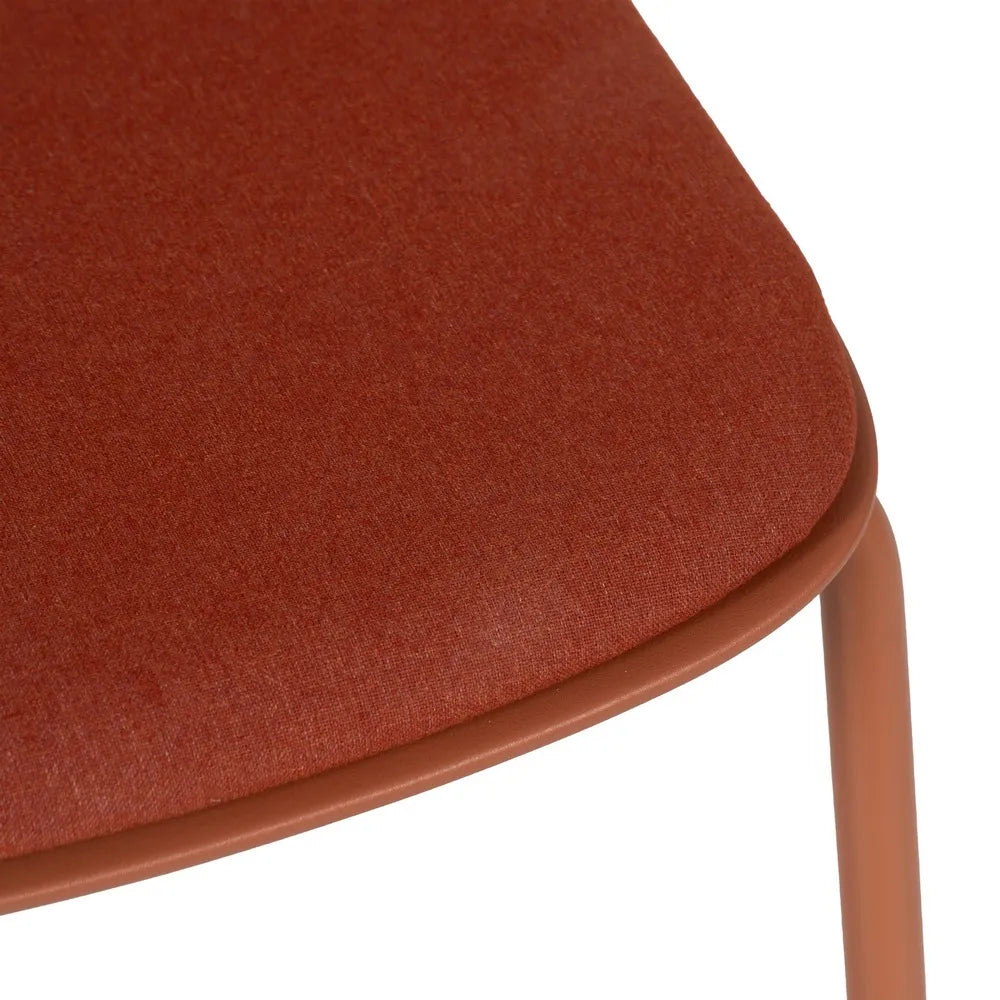 CHAIR PP-METAL OUTDOOR 50 X 53 X 85 CM TERRACOTTA