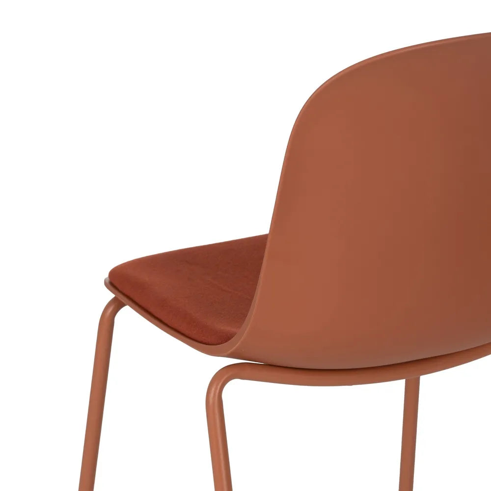 CHAIR PP-METAL OUTDOOR 50 X 53 X 85 CM TERRACOTTA