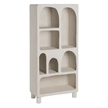 Load image into Gallery viewer, SHELVING WHITE MDF- WILMA 80 X 38 X 170 CM