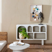 Cargar imagen en el visor de la galería, WHITE SIDEBOARD DM 120 X 38 X 80 CM